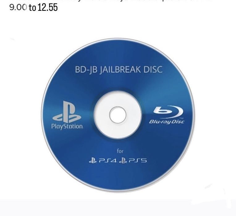 Disco azul PS4 Versao 12.52