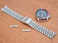 Bracelete Jubilee 22 mm para Seiko SKX & outros