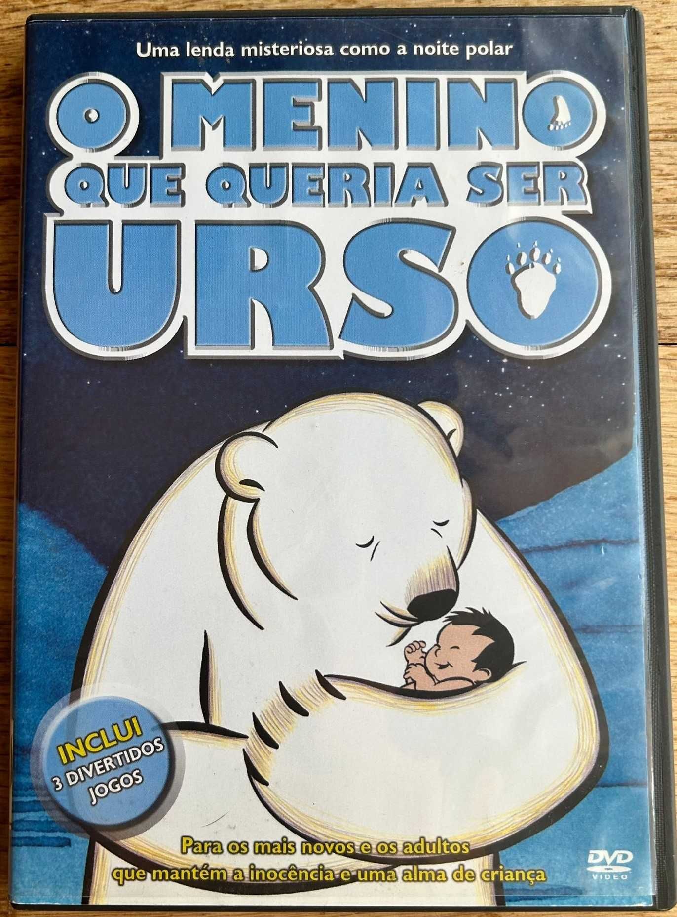 Filme DVD original O menino que queria ser urso
