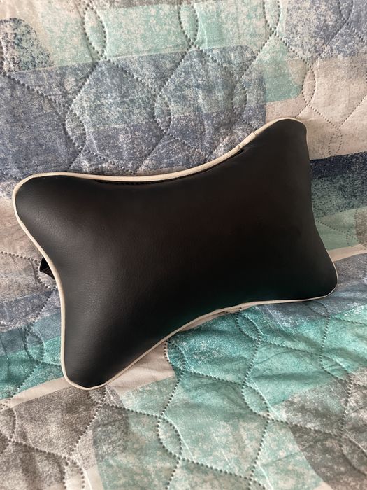 Подушка підголівник натуральна шкіра преміум классу!