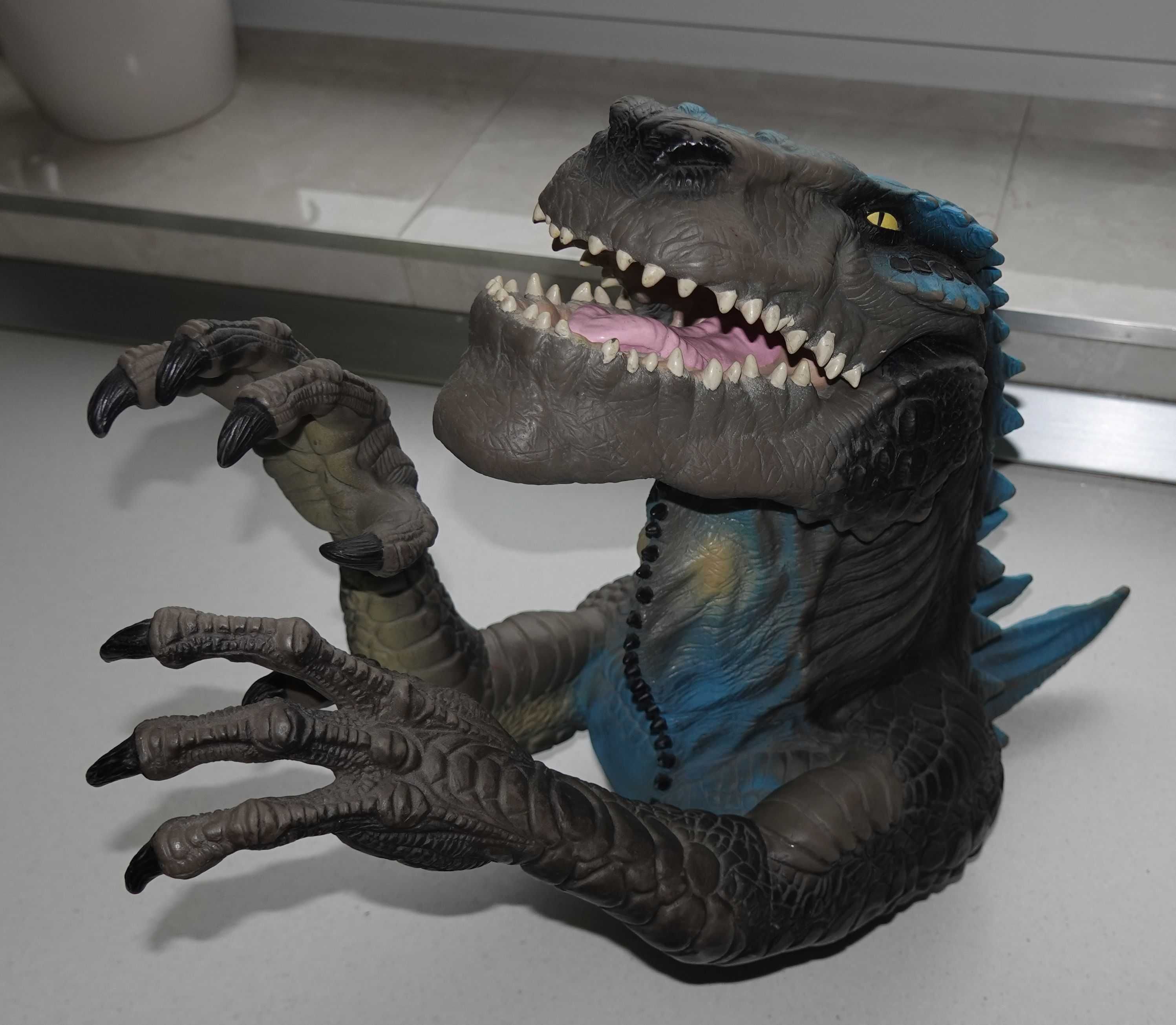 Dzień dziecka Tyranozaur TREX interaktywny ryczy pacynka dinozaur