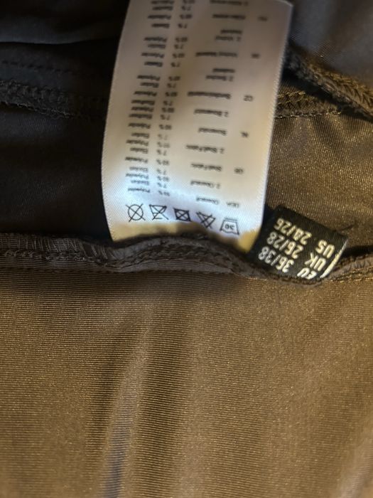Bryczesy HKM 36/38 breginsy brązowe ze srebrnymi lampasami