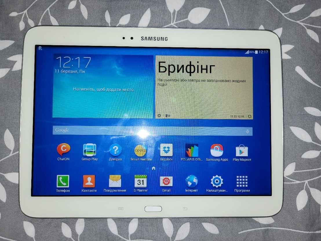 Планшет Samsung Galaxy tab 3, екран 10,1", 16 Gb, SIM-card