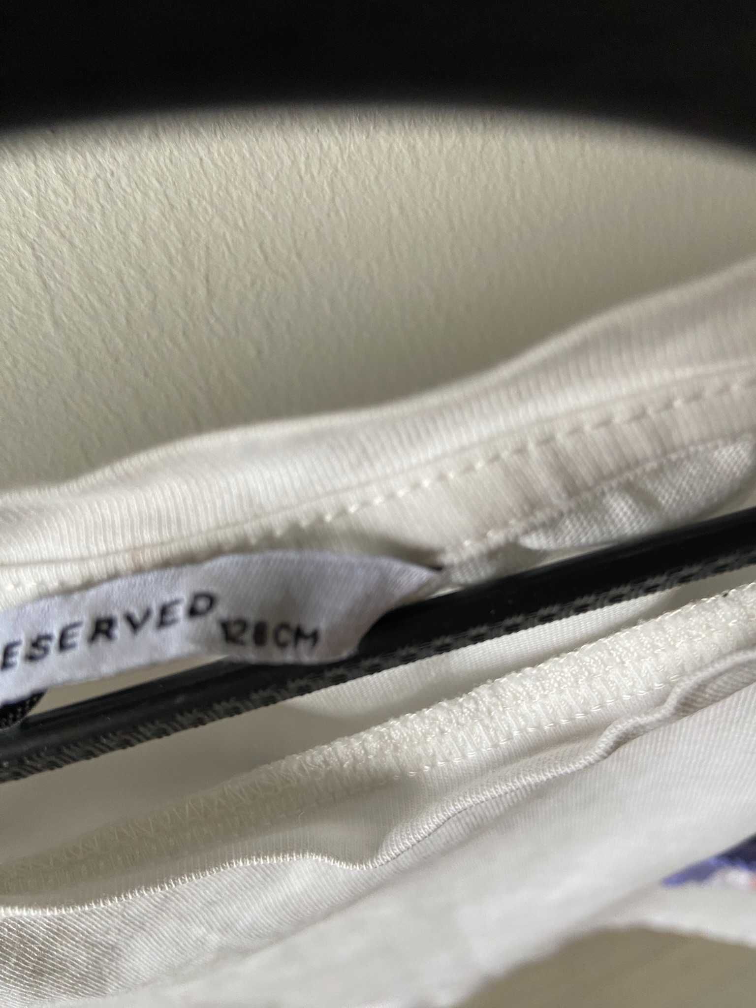 Koszulka biała z kolorową kieszonką Reserved