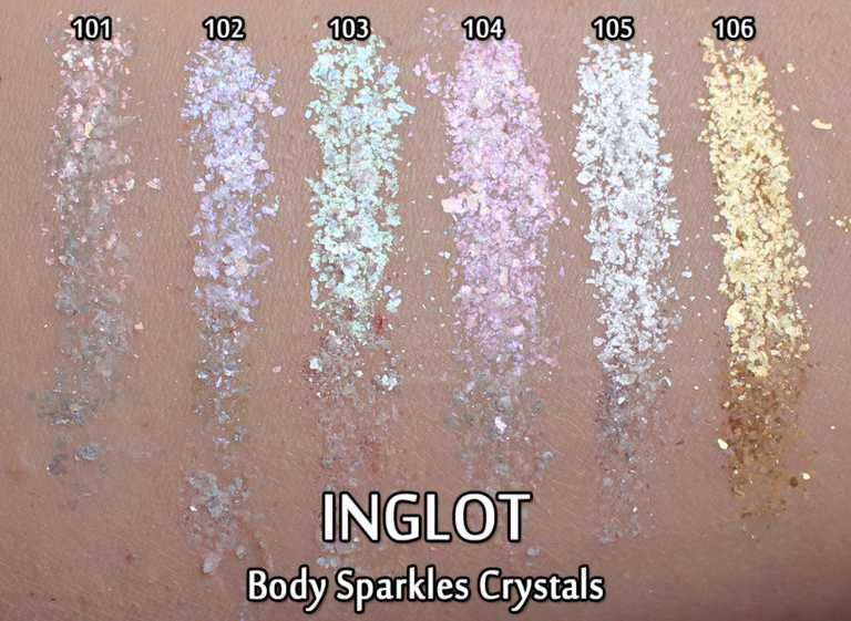 INGLOT Body Sparkles Crystals  Brokat do twarzy i ciała