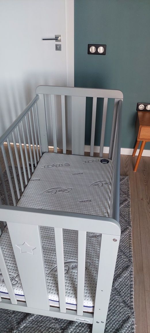 Łóżeczko niemowlęce Woodies star cot 60 x 120