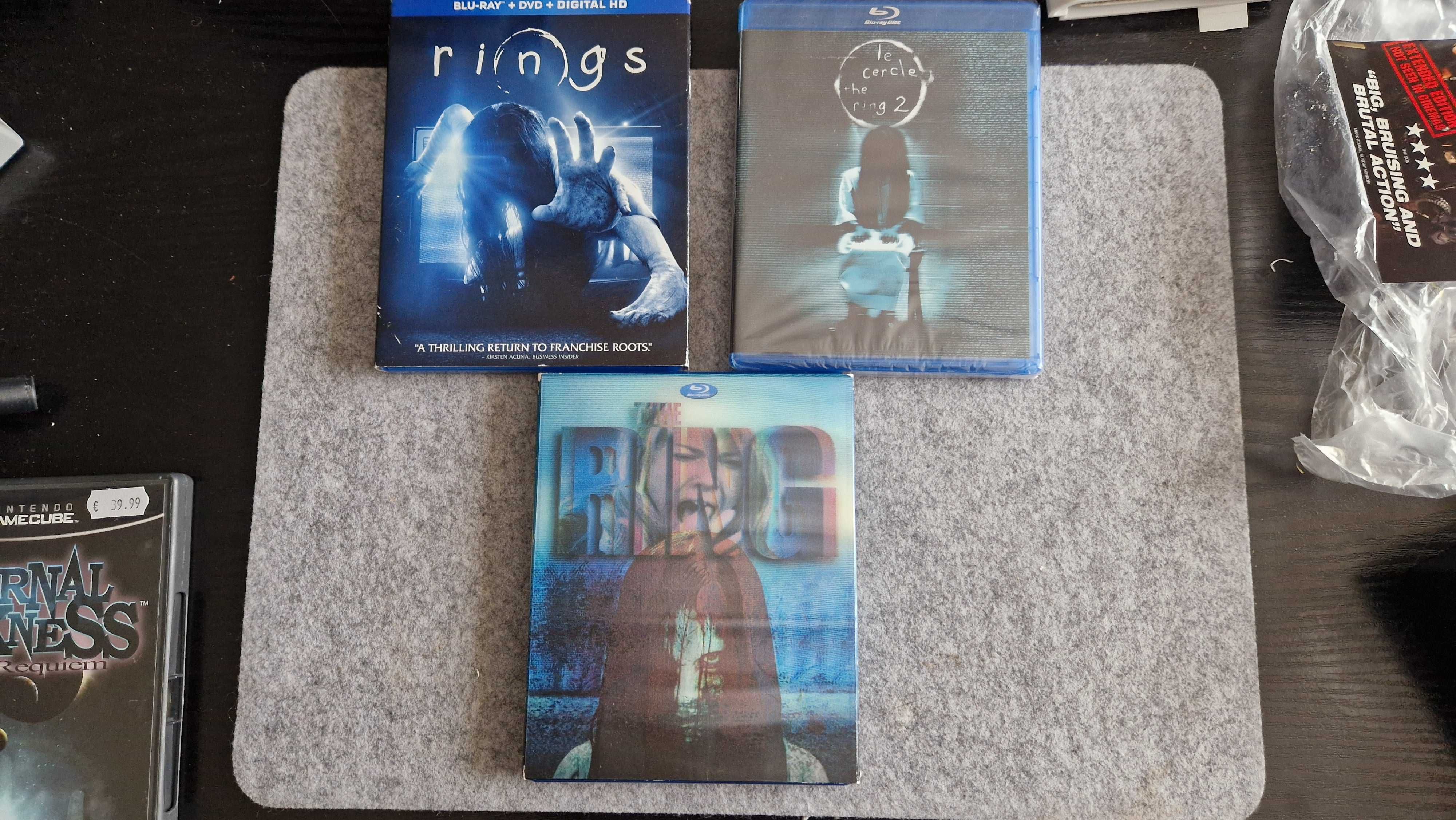 blu ray THE RING trylogia USA w slipcover