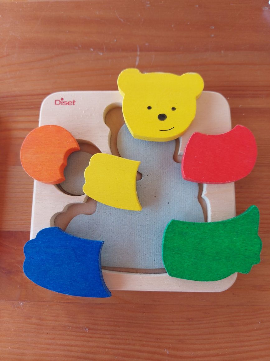 2 Puzzles de Madeira da Diset - 2 aos 4 anos.