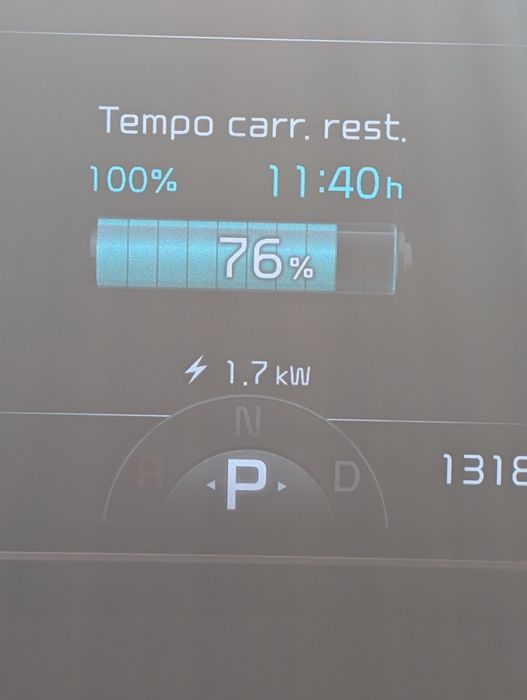 Carregador veículo elétrico 8A, 1.8kw APTIV