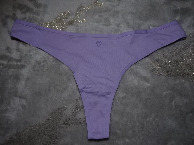 Primark stringi liliowe bawełna nowe XS