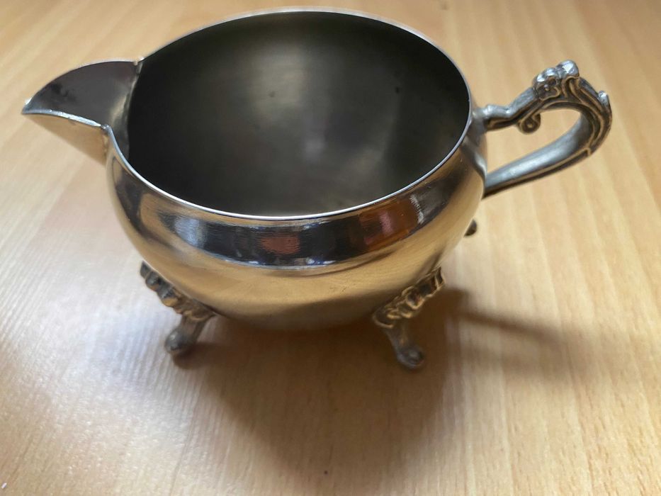 Conjunto serviço de chá em prata