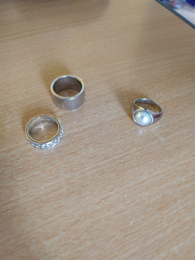 3 pierścionki/sygnety męskie ASOS