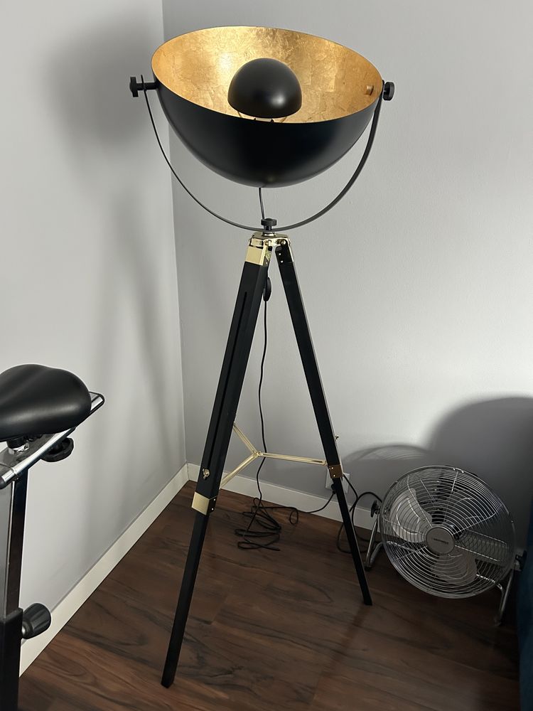 Mega okazja! Lampa podlogowa na teójnogu loft glamour design!
