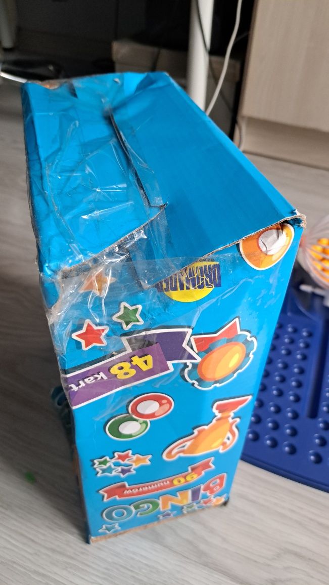 Gra Bingo Dromader 48 kart 90 numerów. Gra stołowa Bingo. Gra loteria
