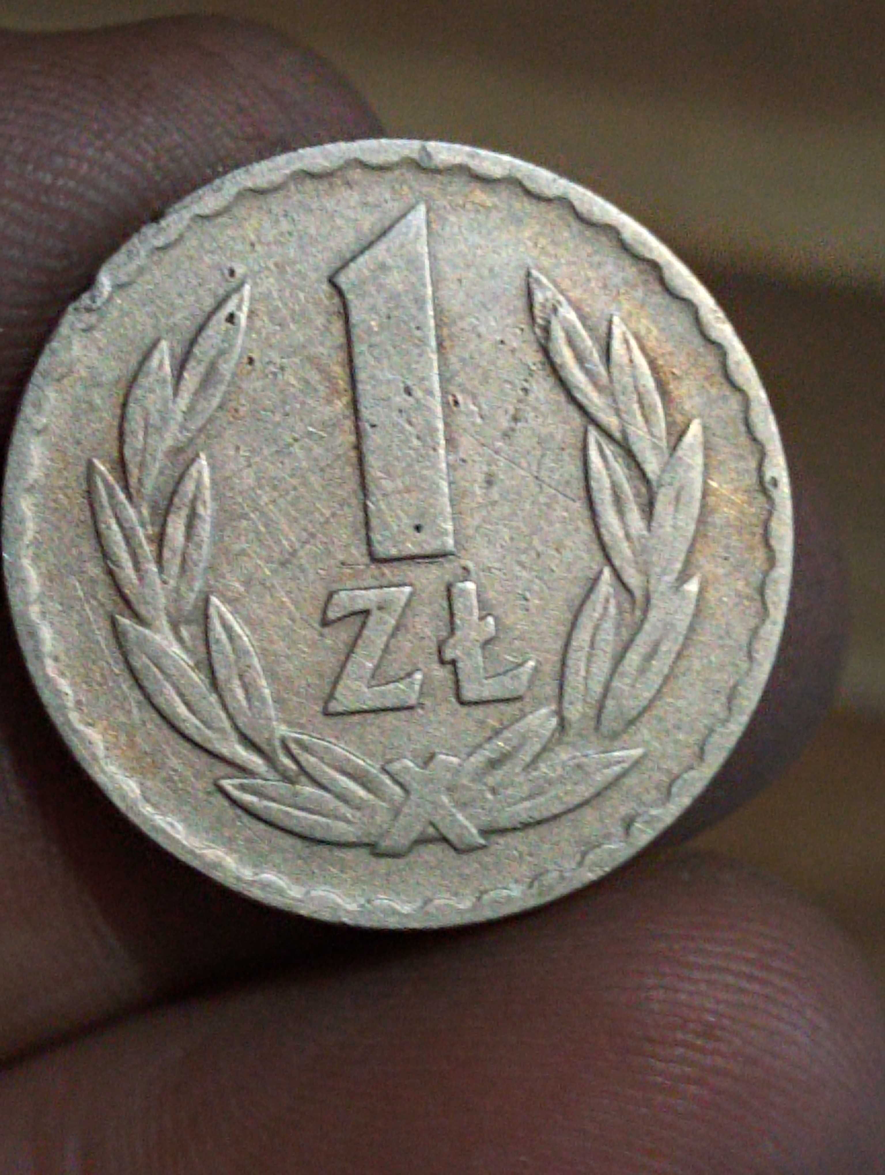 Miedzionikiel moneta 1 zloty 1949 rok bzm