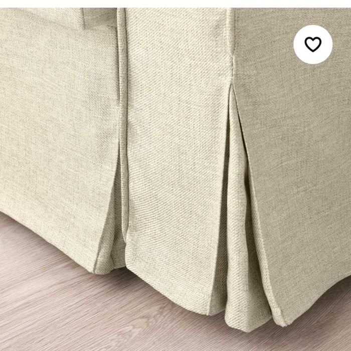 Sofá-cama 3 lugares, bege claro