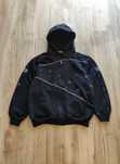 Bluza New York vintage rozpinana boxy zip hoodie skate r. L