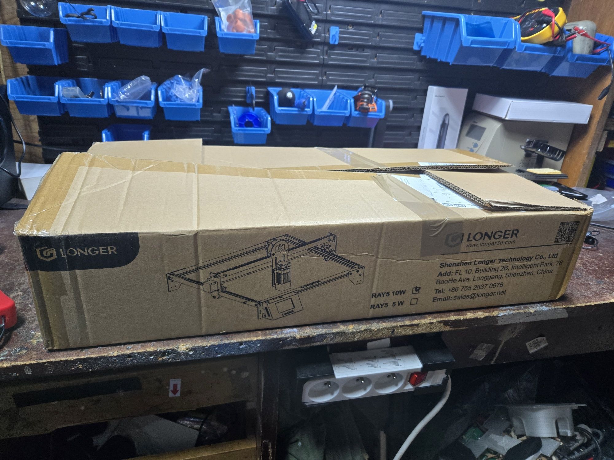 Grawer/wycinarka laserowa Longer RAY5 10W 400x400