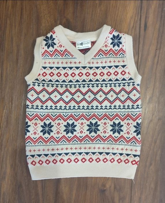 Kamizelka chłopiec r.80