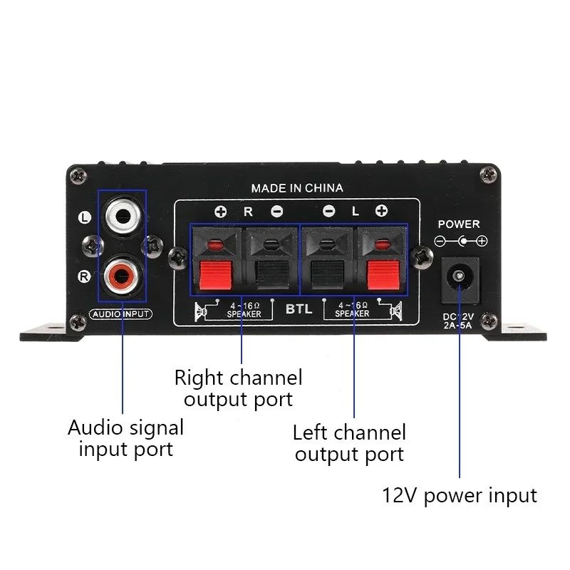 Wzmacniacz audio Hi-Fi. Stereo. AK-170. Nowy.