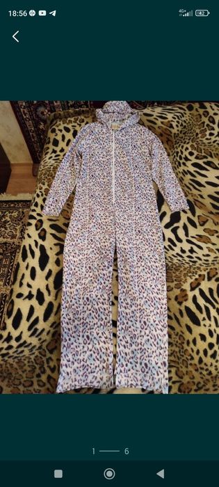 Флисовой человечек, пижама, домашний костюм р. S  ( 42-44)   Англия