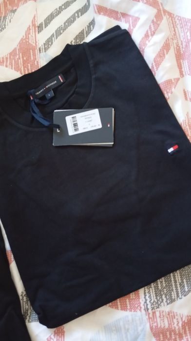 Koszulka t-shirt męska czarna Tommy L
