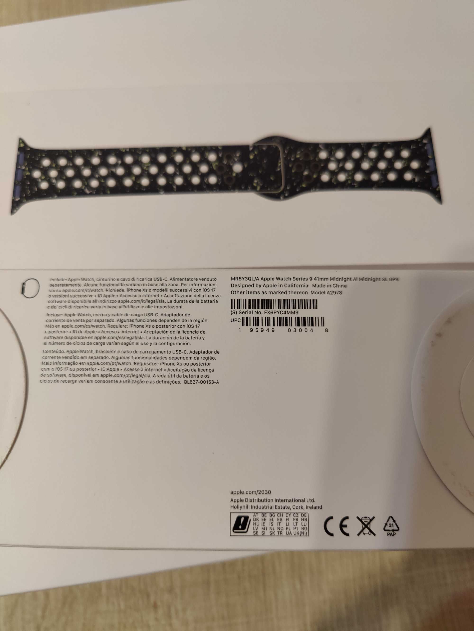 Apple Watch 9 de 2024.