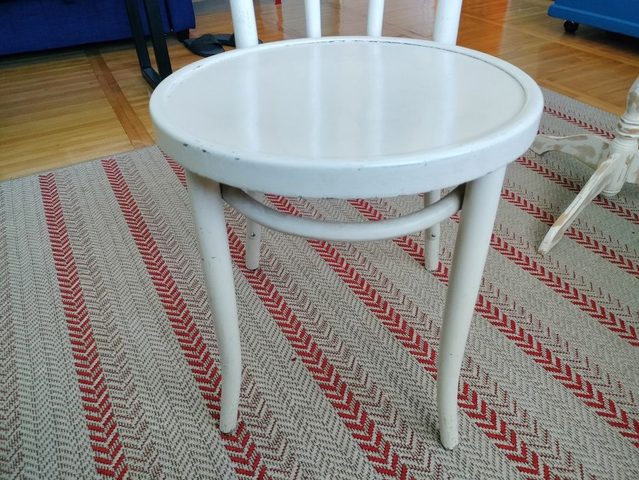 Krzesło gięte stół PRL Radomsko vintage komplet