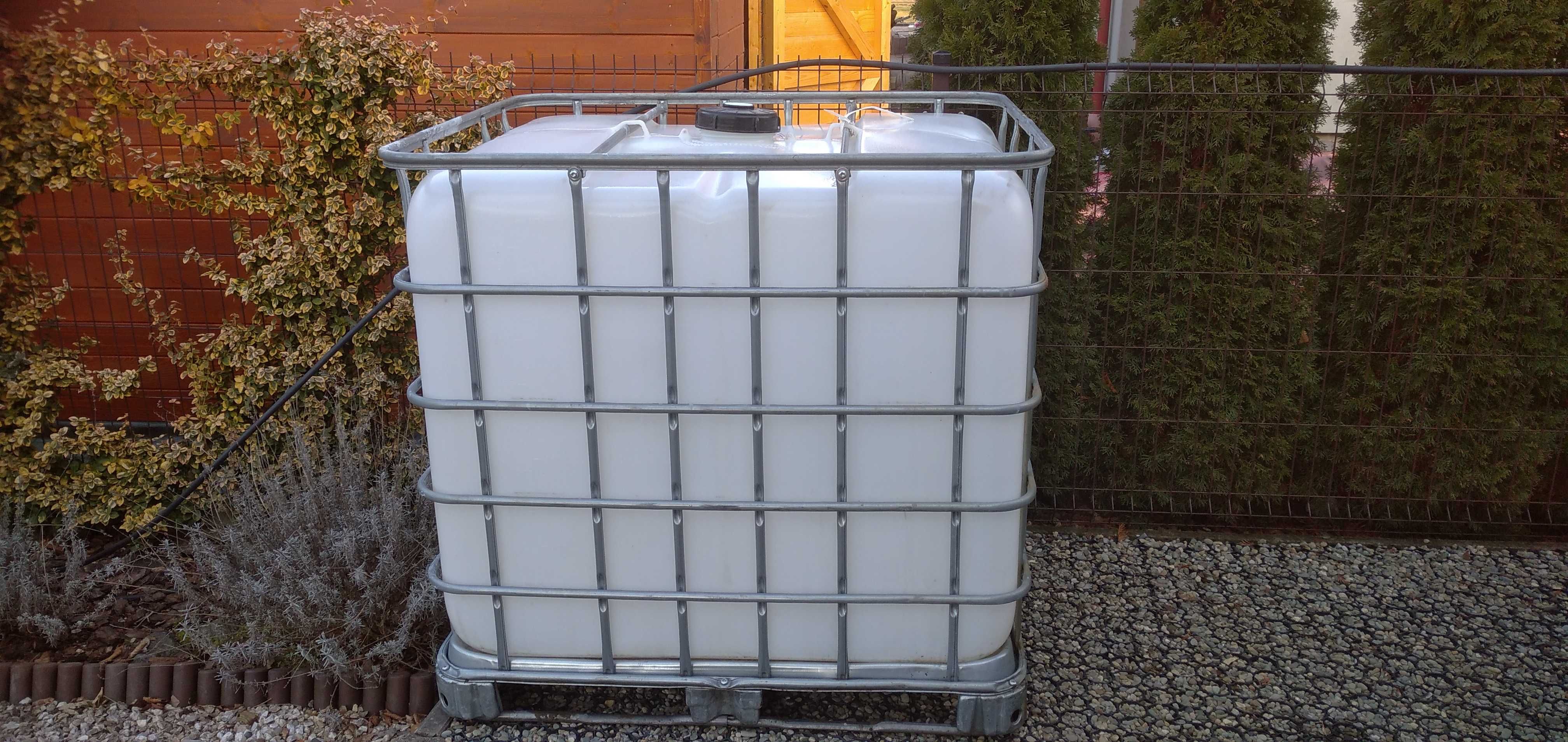 stan idealny Beczka na wodę deszczówkę zbiornik IBC mauser 600L  1000L