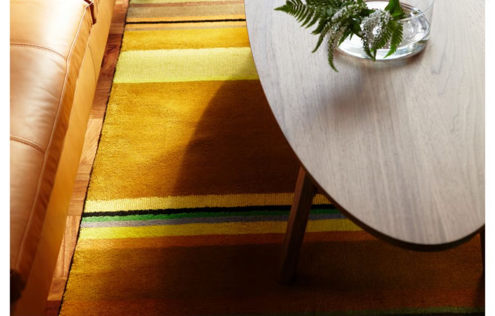 STOCKHOLM Mesa de centro, chapa de nogueira, 180x59 cm