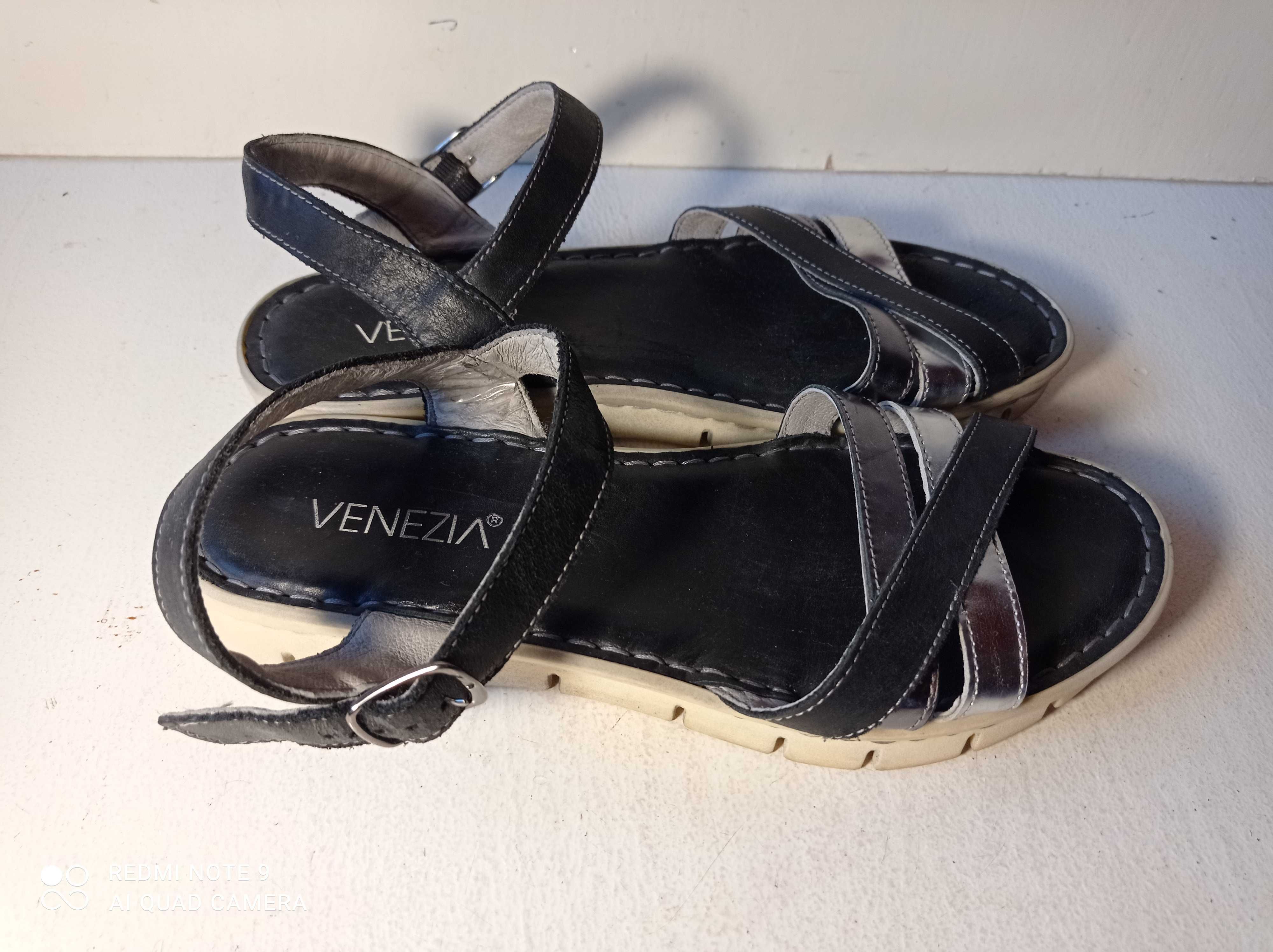 sandały skórzane Venezia