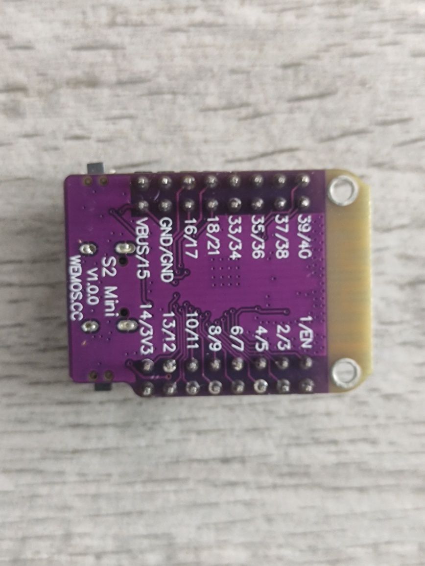 Płytka deweloperska ESP32 S2 mini ESP32-S2FN4R2 obudowa z PLA 3D