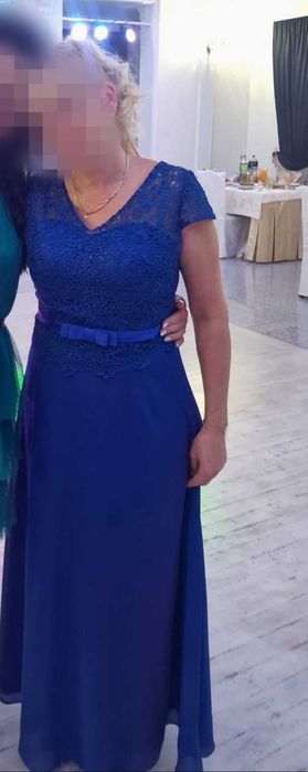 Sukienka okolicznościowa niebieska M /L