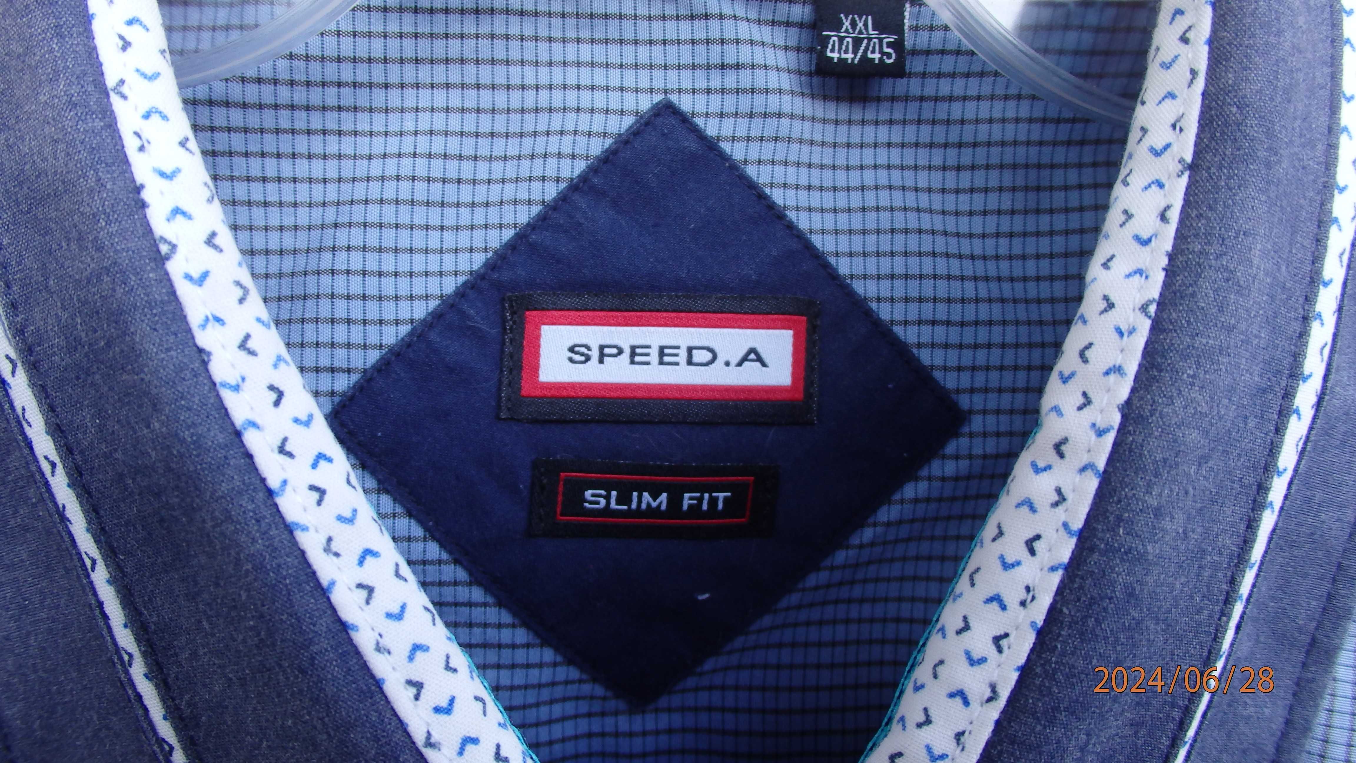 Koszula męska sportowa firmy Speed A rozmiar XXL (44/45).