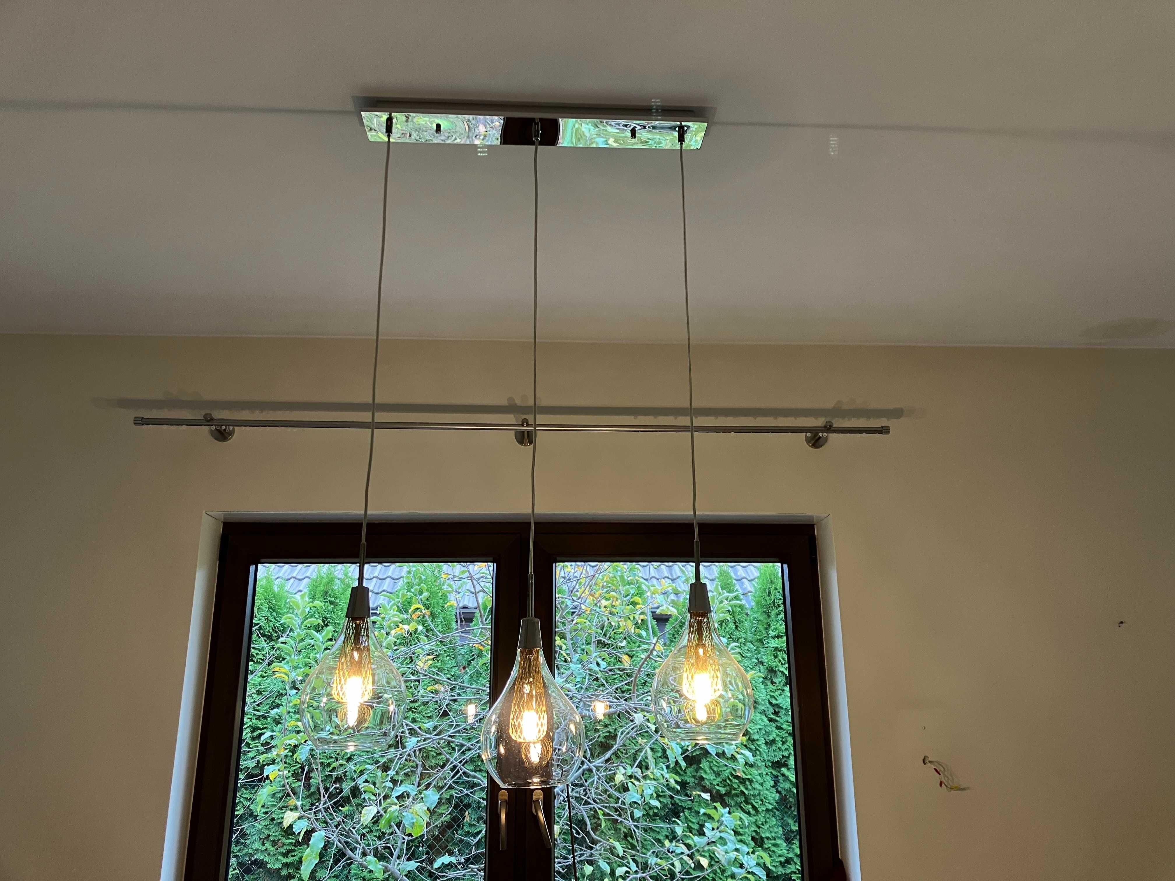 Lampy sufitowe - 1xpotrójna, 2xpojedyncza