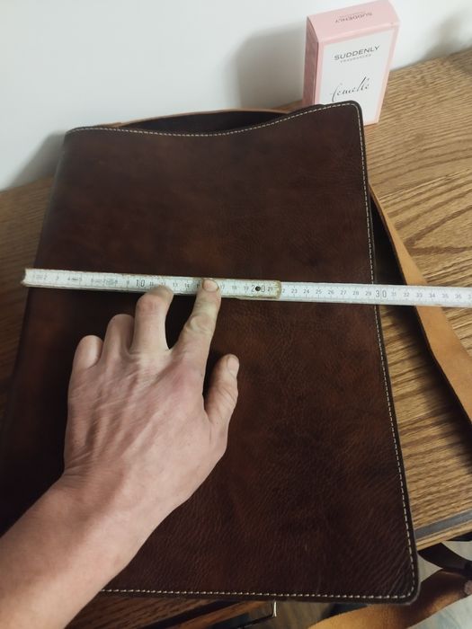 Шкiряна чоловiча сумка