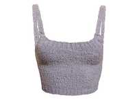 Pettite recycled popcorn knit crop top na ramiączkach MISSGUIDED