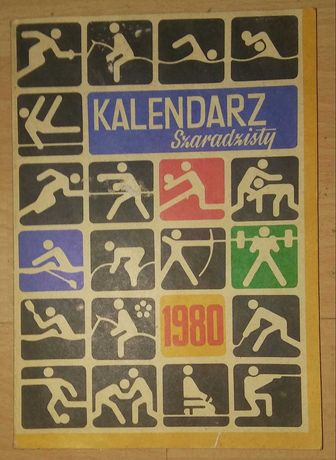Kalendarz szaradzisty 1980 - niewypełniony