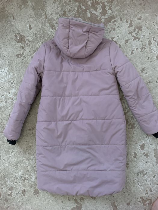 Куртка на овчині для дівчинки 140 см.