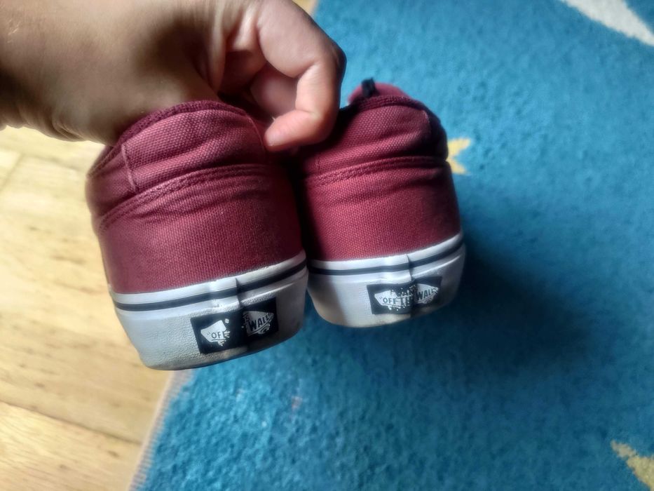 Vans Vermelho Bordeaux – Ténis/Sapatilhas Originais – Tamanho: 42.5