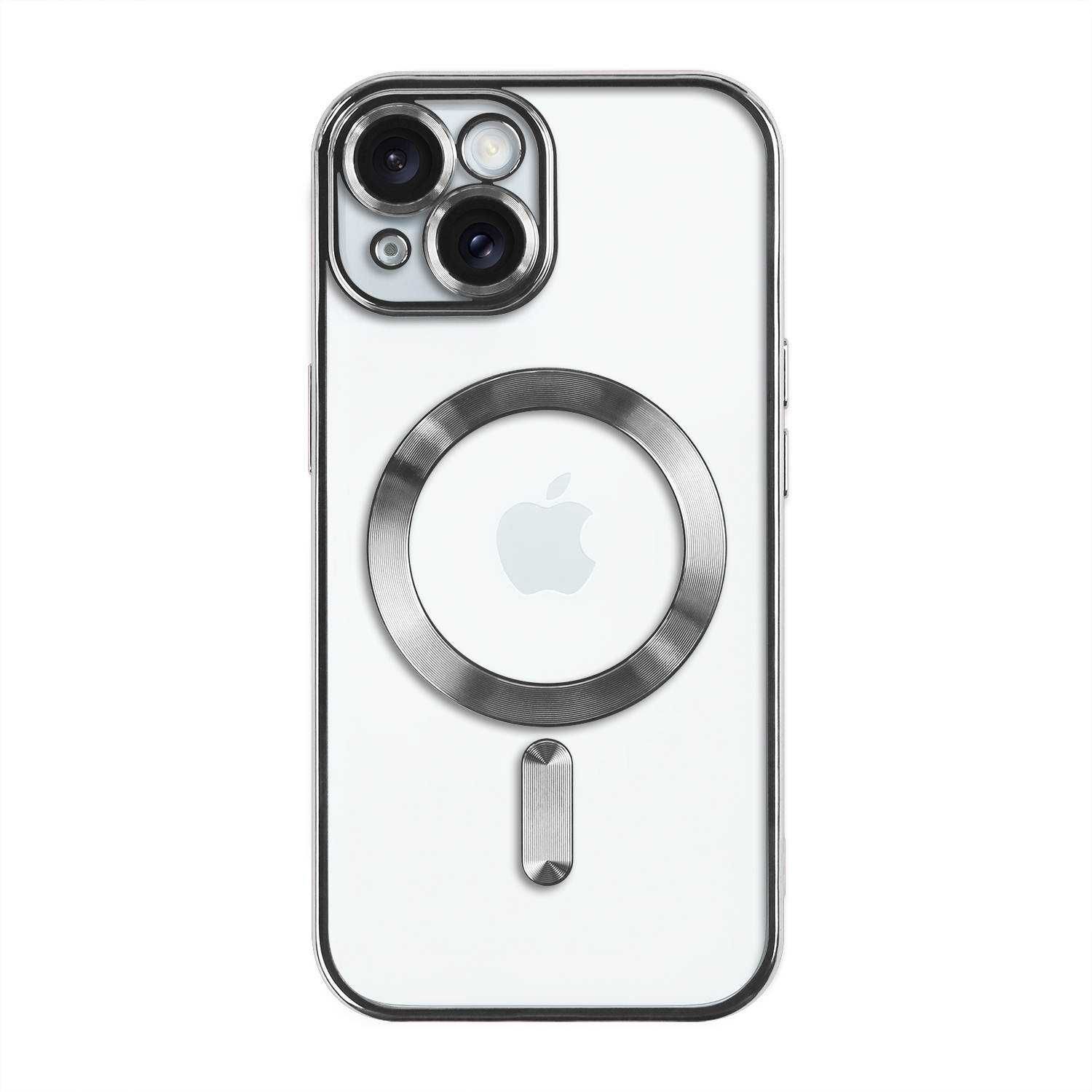 Etui Apple Iphone 13/14/15 Plus Pro Max Magsafe Case Obudowa Srebrne