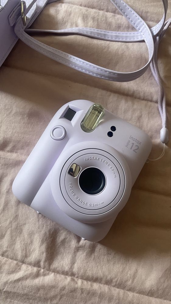 Camera Instax 12 mini lilás como nova
