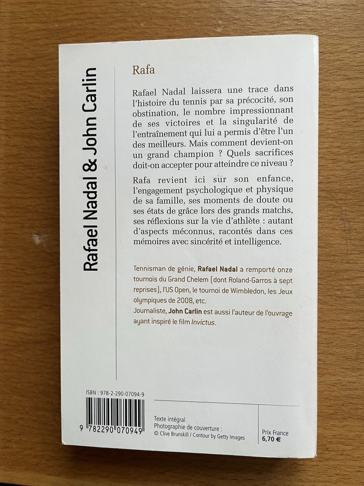 Livro : Rafa, biografia