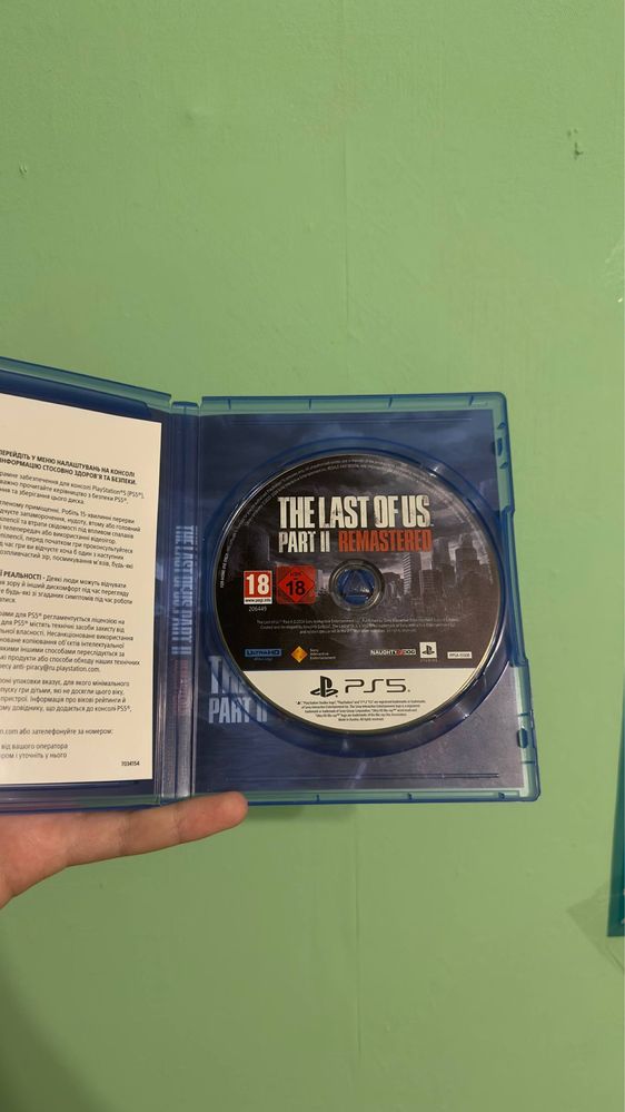 Продам Игру The Last of Us 2 Remaster Ps5