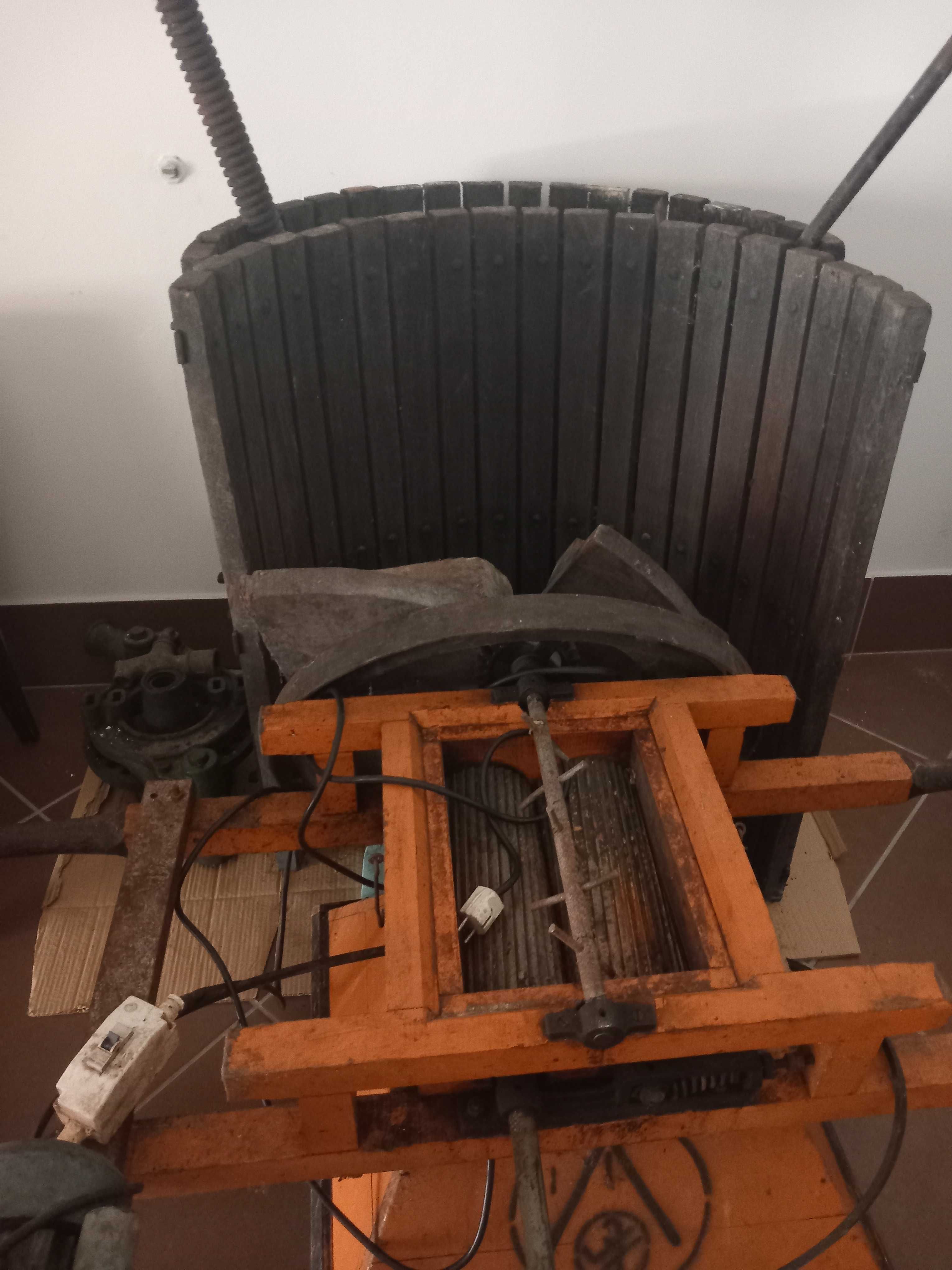 Caniças e prença e relador manual e elétrico