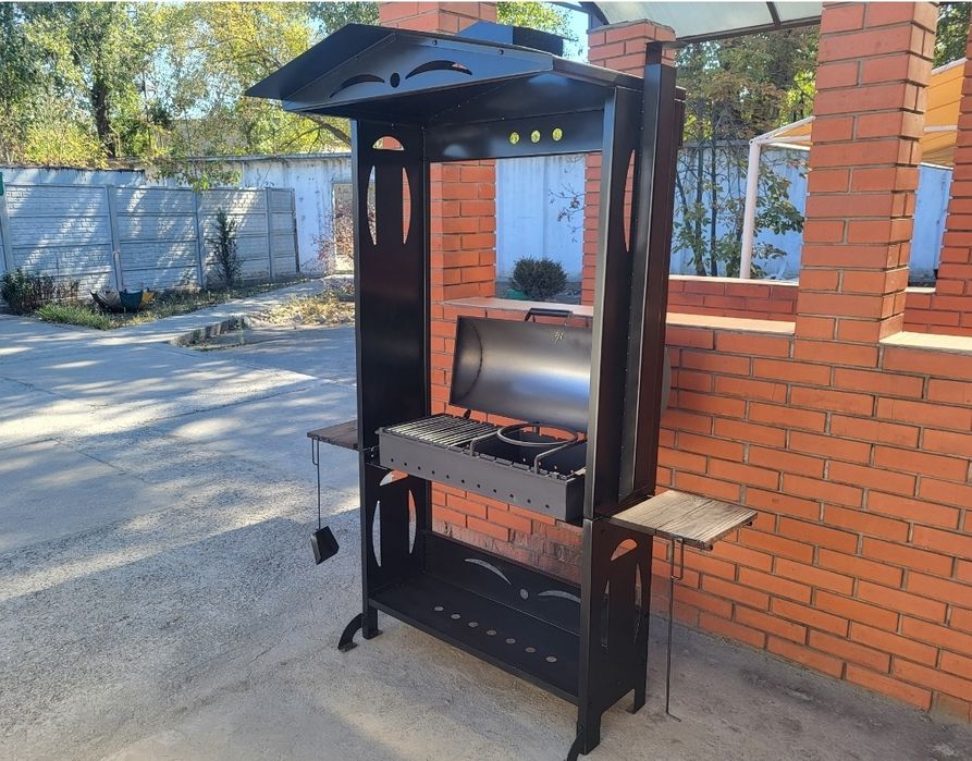 4 мм! Мангал Барбекю з Дахом/Кришою