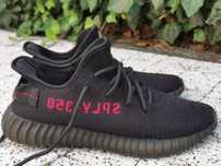 Buty męskie yeezy 350 Adidas Black red v2 bred