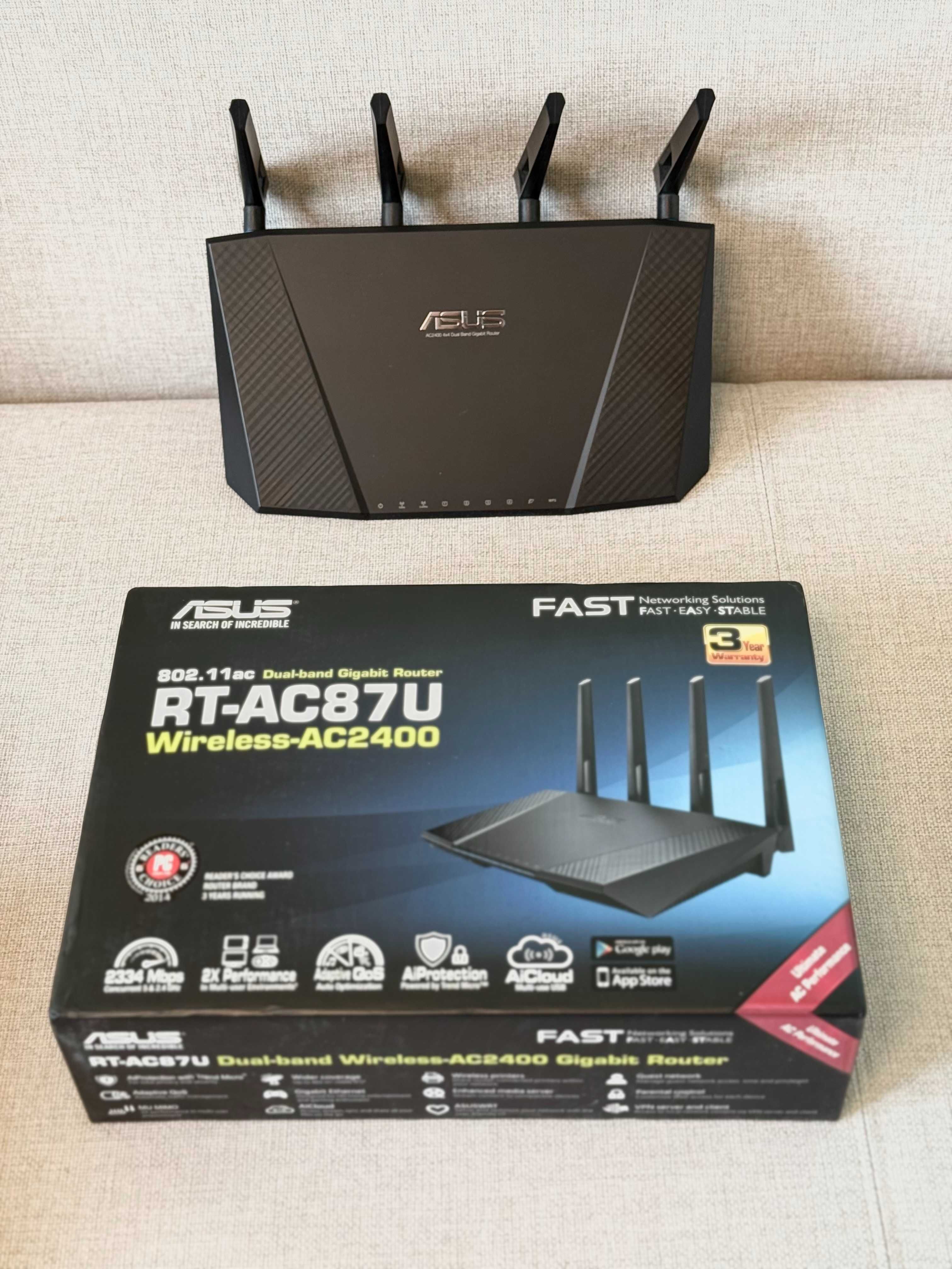 Router ASUS RT-AC87U AC 2400 w świetnym stanie !