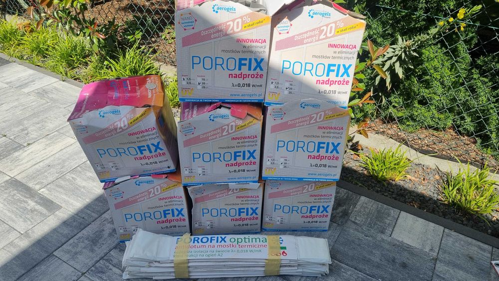 Porofix nadproże, izolacja termiczna, eliminacja mostków termicznych