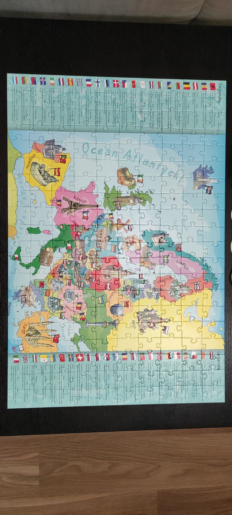 Puzzle Trefl Mapa Europy 200